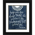 thumbnail image 1 of Popp, Grace 19x24 Black Ornate Wood Framed with Double Matting Museum Art Print Titled - Sun Quote II, 1 of 4