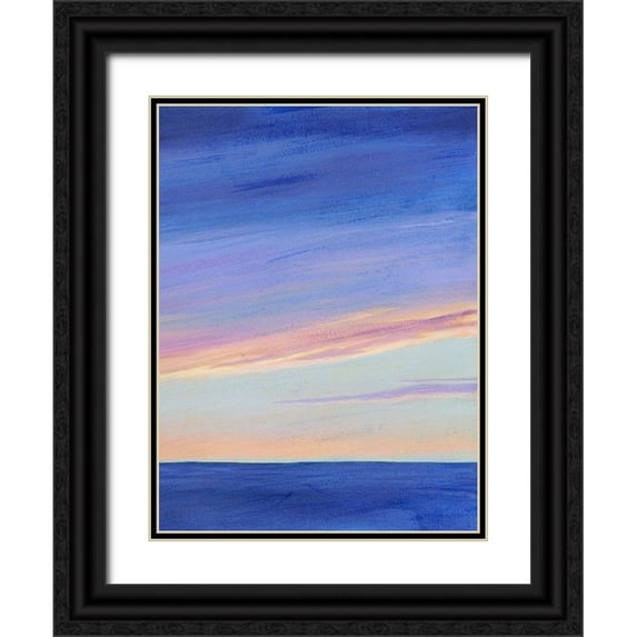 Popp, Grace 19x24 Black Ornate Wood Framed with Double Matting Museum Art Print Titled - Sunbeam Twilight II