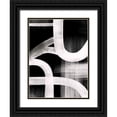 thumbnail image 1 of Popp, Grace 19x24 Black Ornate Wood Framed with Double Matting Museum Art Print Titled - Watercolor Highways IV, 1 of 4
