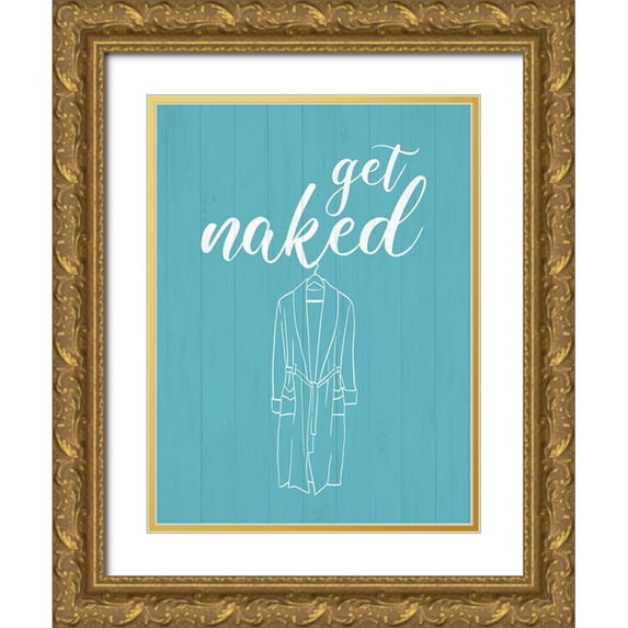 Popp, Grace 19x24 Gold Ornate Wood Framed with Double Matting Museum Art Print Titled - Bathroom Suggestions I