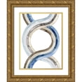 thumbnail image 1 of Popp, Grace 19x24 Gold Ornate Wood Framed with Double Matting Museum Art Print Titled - Natural Weaving I, 1 of 4
