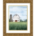 thumbnail image 1 of Popp, Grace 19x24 Gold Ornate Wood Framed with Double Matting Museum Art Print Titled - Northern Acreage II, 1 of 4
