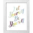 thumbnail image 1 of Popp, Grace 19x24 White Modern Wood Framed Museum Art Print Titled - Be Yourself I, 1 of 4