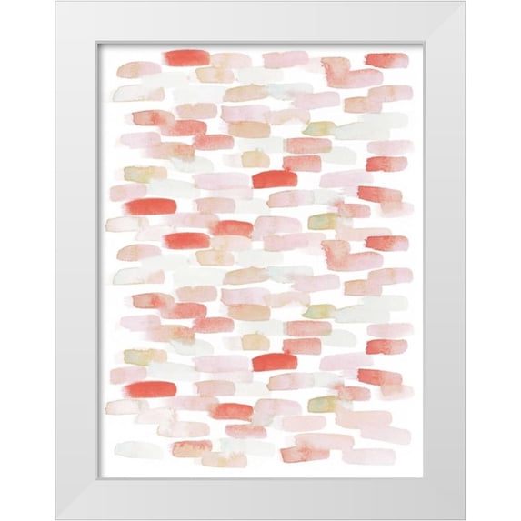 Popp, Grace 19x24 White Modern Wood Framed Museum Art Print Titled - Candy Pattern IV