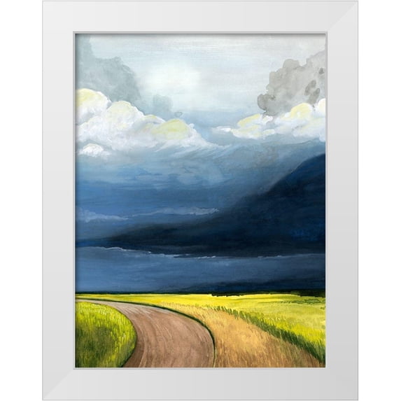 Popp, Grace 19x24 White Modern Wood Framed Museum Art Print Titled - Eastern Glow II