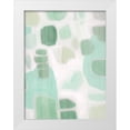 thumbnail image 1 of Popp, Grace 19x24 White Modern Wood Framed Museum Art Print Titled - River Shapes I, 1 of 4