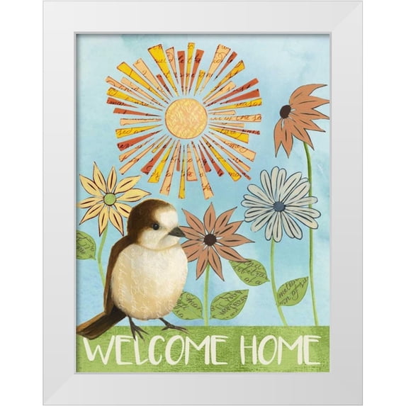 Popp, Grace 19x24 White Modern Wood Framed Museum Art Print Titled - Spring Welcome II