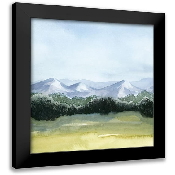 Popp, Grace 20x20 Black Modern Framed Museum Art Print Titled - Blue Mountain Break I