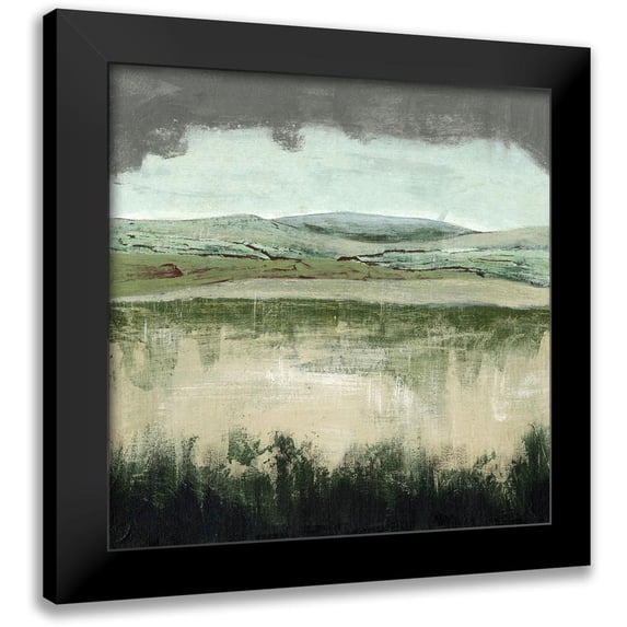 Popp, Grace 20x20 Black Modern Framed Museum Art Print Titled - Crystal Moorland II