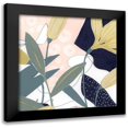 thumbnail image 1 of Popp, Grace 20x20 Black Modern Framed Museum Art Print Titled - Flores Noche V, 1 of 5