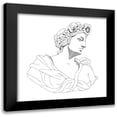 thumbnail image 1 of Popp, Grace 20x20 Black Modern Framed Museum Art Print Titled - Garden Goddess I, 1 of 5