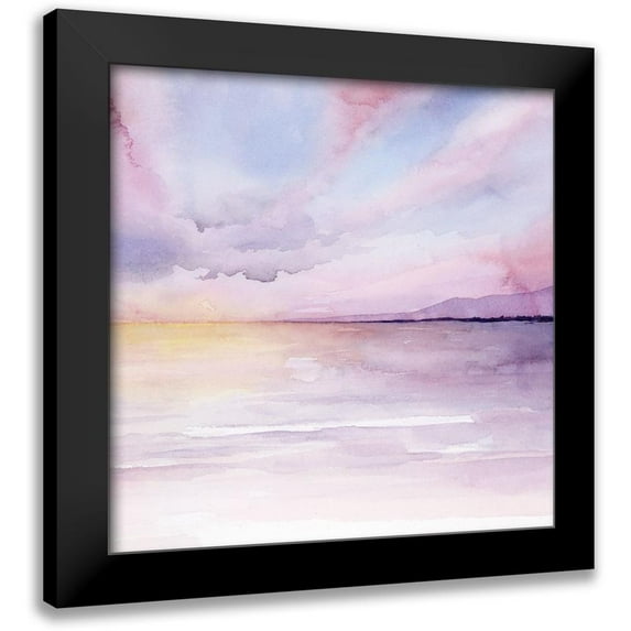 Popp, Grace 20x20 Black Modern Framed Museum Art Print Titled - Pale Sunset II