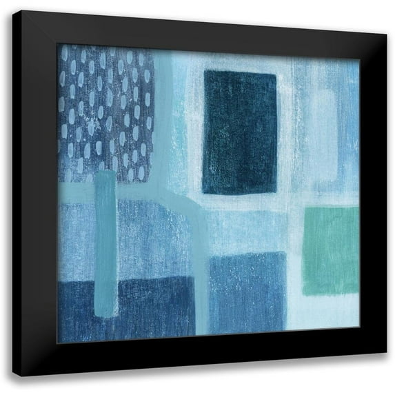 Popp, Grace 20x20 Black Modern Framed Museum Art Print Titled - Waterfall Whisper IV
