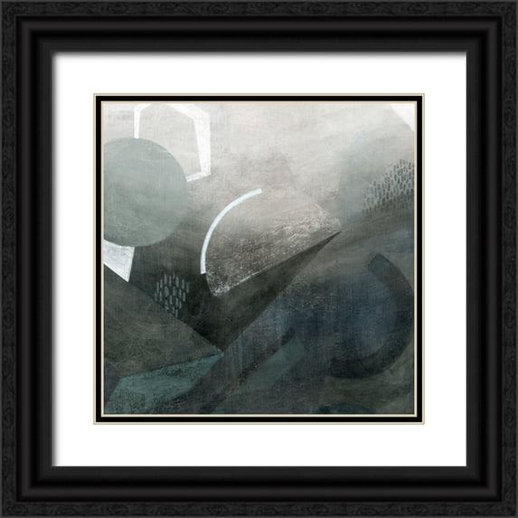 Popp, Grace 20x20 Black Ornate Wood Framed with Double Matting Museum Art Print Titled - Beams And Shadows I