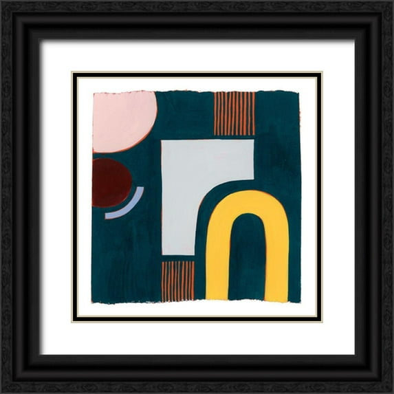 Popp, Grace 20x20 Black Ornate Wood Framed with Double Matting Museum Art Print Titled - Bewildered II
