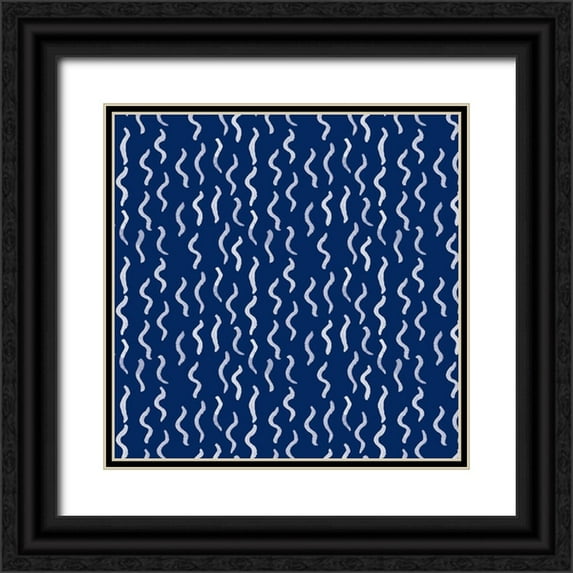 Popp, Grace 20x20 Black Ornate Wood Framed with Double Matting Museum Art Print Titled - Flower Children Collection G