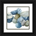 thumbnail image 1 of Popp, Grace 20x20 Black Ornate Wood Framed with Double Matting Museum Art Print Titled - Found Pebbles I, 1 of 4