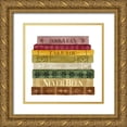 thumbnail image 1 of Popp, Grace 20x20 Gold Ornate Wood Framed with Double Matting Museum Art Print Titled - Book Lover II, 1 of 4