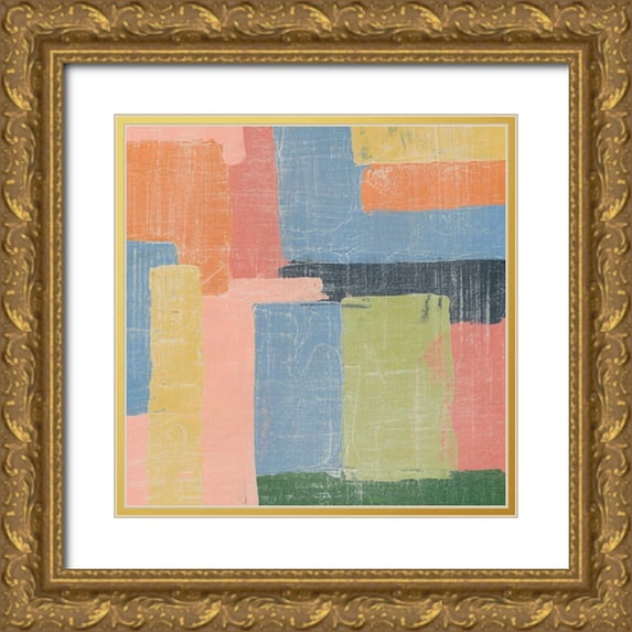 Popp, Grace 20x20 Gold Ornate Wood Framed with Double Matting Museum Art Print Titled - Light Refractions IV