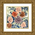 thumbnail image 1 of Popp, Grace 20x20 Gold Ornate Wood Framed with Double Matting Museum Art Print Titled - Rosen Palms II, 1 of 4