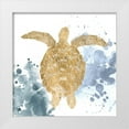 thumbnail image 1 of Popp, Grace 20x20 White Modern Wood Framed Museum Art Print Titled - Gilded Splash III, 1 of 4