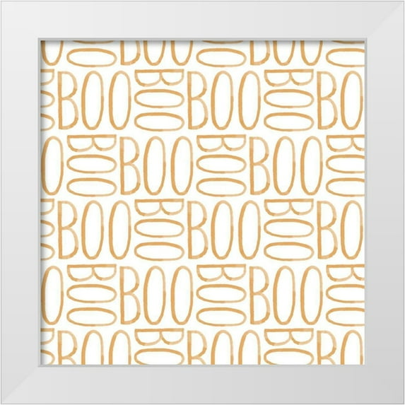 Popp, Grace 20x20 White Modern Wood Framed Museum Art Print Titled - Howloween Collection H