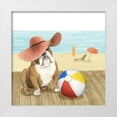 thumbnail image 1 of Popp, Grace 20x20 White Modern Wood Framed Museum Art Print Titled - Lets Go for a Boardwalk I, 1 of 4