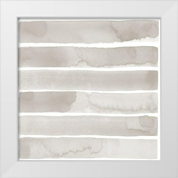 Popp, Grace 20x20 White Modern Wood Framed Museum Art Print Titled - Muted Eccentricities III
