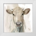 thumbnail image 1 of Popp, Grace 20x20 White Modern Wood Framed Museum Art Print Titled - Prairie Bovine I, 1 of 4