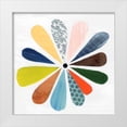 thumbnail image 1 of Popp, Grace 20x20 White Modern Wood Framed Museum Art Print Titled - Quilted Flower II, 1 of 4