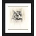 thumbnail image 1 of Popp, Grace 20x23 Black Ornate Wood Framed with Double Matting Museum Art Print Titled - Timberland Animals IV, 1 of 4