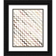 thumbnail image 1 of Popp, Grace 20x24 Black Ornate Wood Framed with Double Matting Museum Art Print Titled - Desert Chevron II, 1 of 4