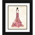 thumbnail image 1 of Popp, Grace 20x24 Black Ornate Wood Framed with Double Matting Museum Art Print Titled - Garland Gown I, 1 of 4
