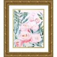 thumbnail image 1 of Popp, Grace 20x24 Gold Ornate Wood Framed with Double Matting Museum Art Print Titled - Bleached Bouquet III, 1 of 4
