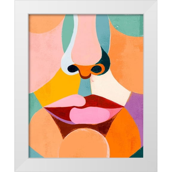 Popp, Grace 20x24 White Modern Wood Framed Museum Art Print Titled - Custom Delicate Features I