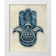 thumbnail image 1 of Popp, Grace 20x24 White Modern Wood Framed Museum Art Print Titled - Day Eye Hamsa I, 1 of 4