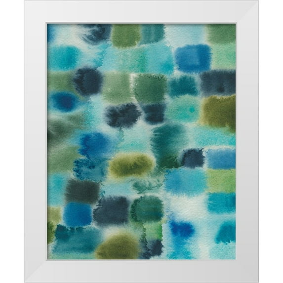 Popp, Grace 20x24 White Modern Wood Framed Museum Art Print Titled - Earthy Plexus II