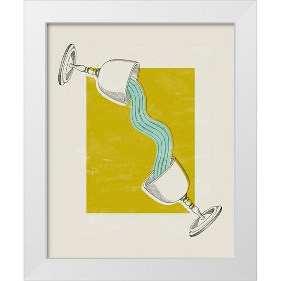 Popp, Grace 20x24 White Modern Wood Framed Museum Art Print Titled - Sacred Symbols I