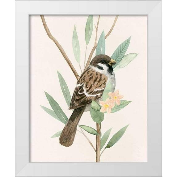 Popp, Grace 20x24 White Modern Wood Framed Museum Art Print Titled - Tree Toppers II