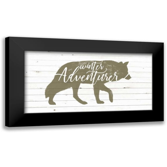 Popp, Grace 24x14 Black Modern Framed Museum Art Print Titled - Lodge Hibernation II