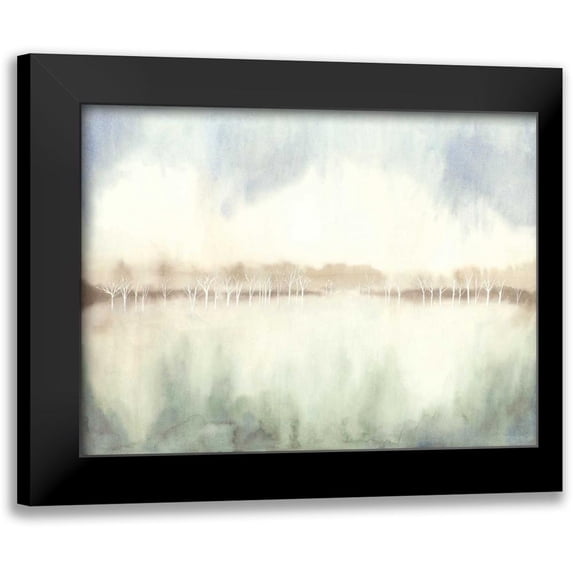 Popp, Grace 24x19 Black Modern Framed Museum Art Print Titled - Mid Morning Mist I