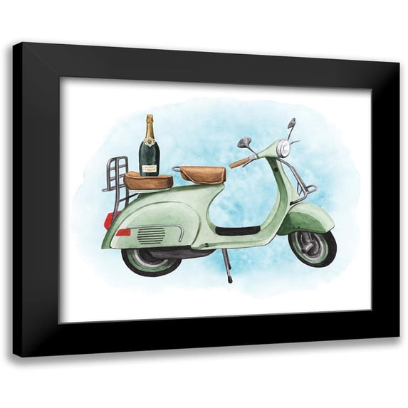Popp, Grace 24x20 Black Modern Framed Museum Art Print Titled - Venice Voyage I