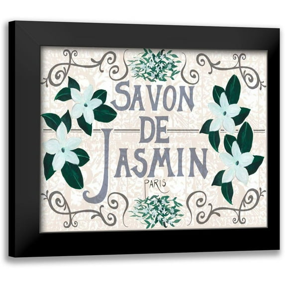 Popp, Grace 24x20 Black Modern Framed Museum Art Print Titled - Vintage Soap Design II