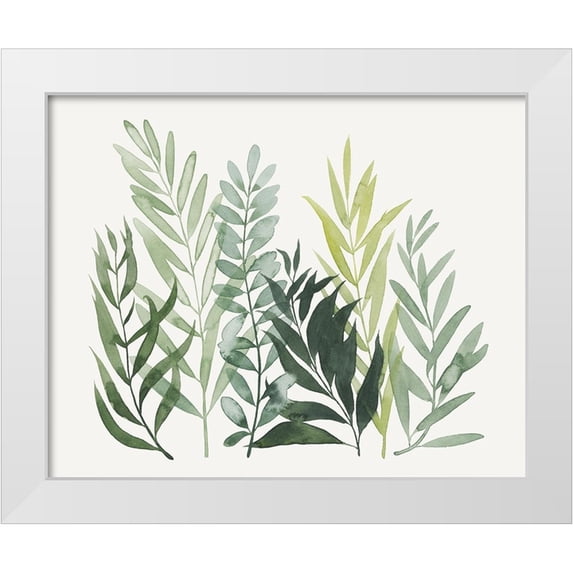 Popp, Grace 24x20 White Modern Wood Framed Museum Art Print Titled - Vert Volunteers II