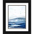 thumbnail image 1 of Popp, Grace 25x32 Black Ornate Wood Framed with Double Matting Museum Art Print Titled - Azure Arctic II, 1 of 4