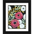 thumbnail image 1 of Popp, Grace 25x32 Black Ornate Wood Framed with Double Matting Museum Art Print Titled - Flor de Color II, 1 of 4