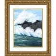 thumbnail image 1 of Popp, Grace 25x32 Gold Ornate Wood Framed with Double Matting Museum Art Print Titled - Barrel Break II, 1 of 4