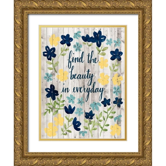 Popp, Grace 25x32 Gold Ornate Wood Framed with Double Matting Museum Art Print Titled - Cottage Inspiration II