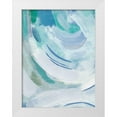 thumbnail image 1 of Popp, Grace 25x32 White Modern Wood Framed Museum Art Print Titled - Beneath the Wave I, 1 of 4