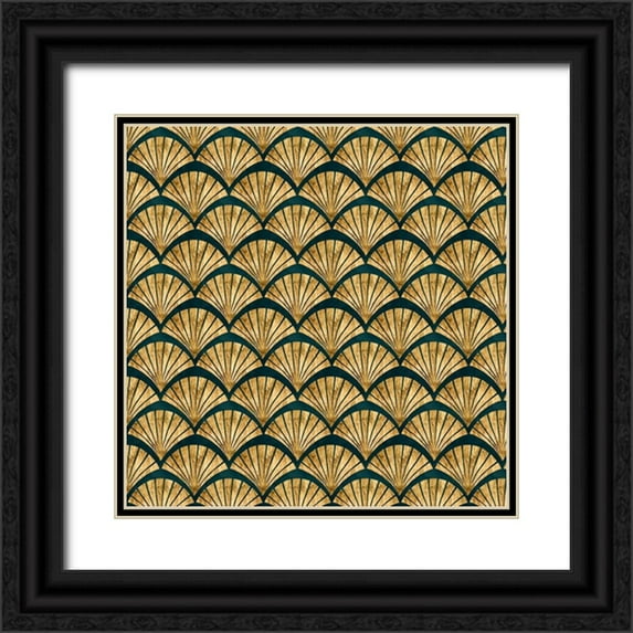 Popp, Grace 26x26 Black Ornate Wood Framed with Double Matting Museum Art Print Titled - Bar Gatsby Collection H